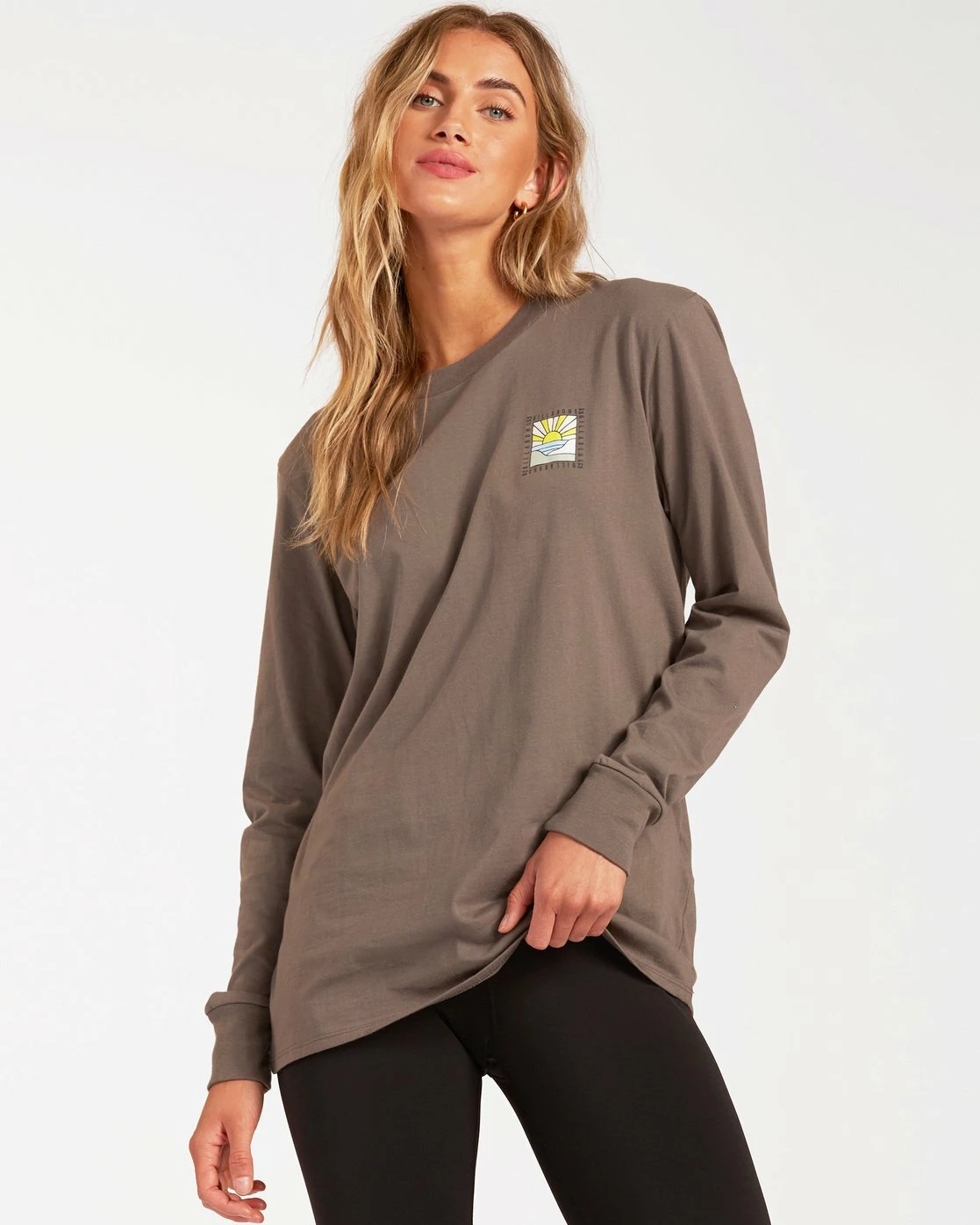 Billabong WoADIV Long Sleeve Tee Shirt In Storm (Stm) 1 Billabong WoADIV Long Sleeve Tee Shirt In Storm (Stm)