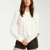 Billabong WoADIV Long Sleeve Tee Shirt In Salt Crystal (Scs)