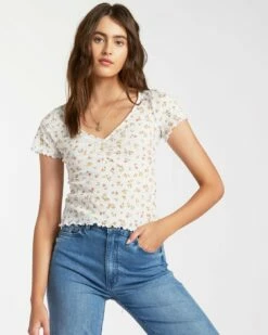 Billabong WoV Day Tee Shirt In Salt Crystal (Scs)