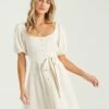 Billabong Save Sundown Mini In White Dress