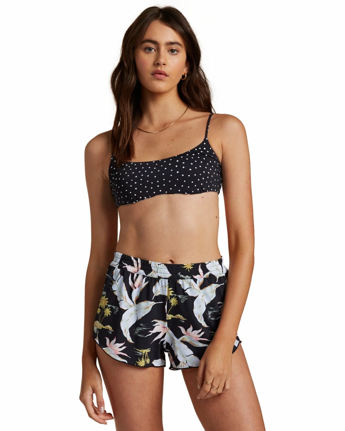 Billabong WoBoardshort Beyond The Palms Swim Short In Black 1 Billabong WoBoardshort Beyond The Palms Swim Short In Black