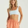 Billabong Sol Searcher Overdyed Volley Swim Short In Peach Boardshorts