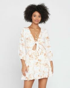 Stay Golden In Tropical Sands (Tos) Dress