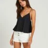 Volcom From Harlem Cami In Black Tank Top