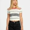RVCA Jasper Knit Top In Clo Shirt