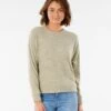 Rip Curl Cosy II Fleece In Green Sweatshirt