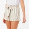 Rip Curl Ashore Stripe In Taupe (Ta Shorts