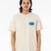 Rip Curl Fadeout Sun Tee Shirt In Bone (Bo