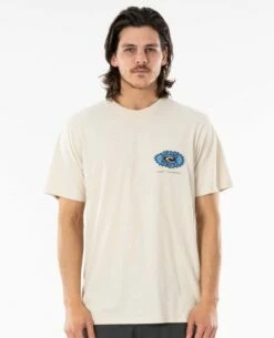 Rip Curl Fadeout Sun Tee Shirt In Bone (Bo