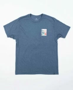 Rip Curl Double Up Premium In Navy Blue Heather (Nvyht Shirt