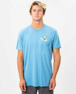 Rip Curl Toucan Man Heritage In Blue Shirt