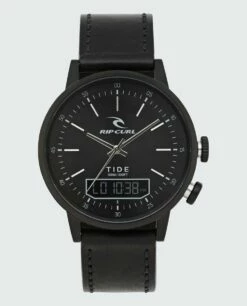 Rip Curl Drake Tide Leather In Midnight (4029) Watch
