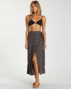 Billabong Ocean Air In Black Skirt
