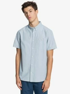 Quiksilver Winfall In Blue Woven Shirt
