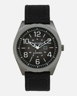 Rip Curl Striker Beer Buckle In Gunmetal Watch