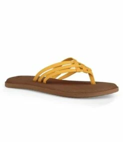 Sanuk Yoga Salty In Golden Rod (Goro) Sandals