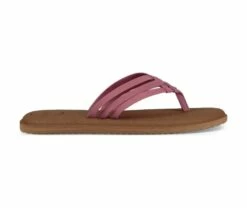 Sanuk Yoga Salty In Heather Rose (Hrs) Sandals