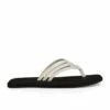 Sanuk Yoga Salty In White Sandals