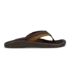 OluKai Ohana Koa In Dark Woo Sandals