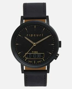 Rip Curl Circa Tide Digital Leather In Midnight (4029) Watch