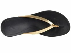 OluKai Ho'opio Leather In Gol Sandals