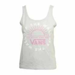 Vans Summer Schooler In Light Blue Tank Top