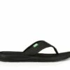 Sanuk Tripper H2O Yeah In Black Sandals