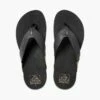 Reef Newport In Black Sandals