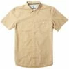 Vissla Code Breaker Eco In Gold Woven Shirt