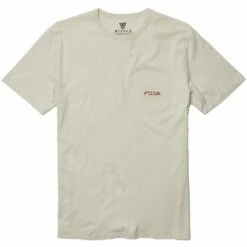 Vissla Primitive Pocket Tee Shirt In Bone (Bon)