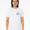 Rip Curl Icon Cutout In White Shirt