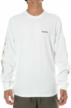 Katin Lei'd Long Sleeve In White Shirt