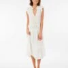 Rip Curl Layla Maxi In White Dress