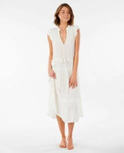 Rip Curl Layla Maxi In White Dress