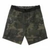 Billabong Crossfire Elastic In Military Camo (Mcm) Shorts