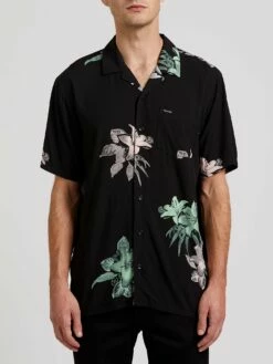 Volcom Richardt In Black Woven Shirt