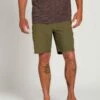 Volcom Misunderstoned Hybrid In Military (Mil) Shorts