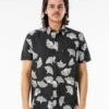 Rip Curl Saltwater Culture In Black Woven Shirt