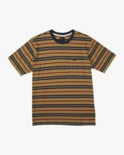 RVCA Capistrano Stripe In Golden Rod (Gdr) Shirt