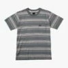 RVCA Bez Stripe In Green Shirt