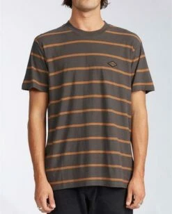 Billabong Die Cut Stripe In Raven (Rav) Shirt