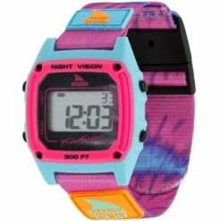 Freestyle Shark Clip Tie Dye Pink Splash Watch