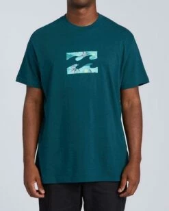 Billabong Team Wave In Teal Shirt