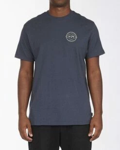 Billabong Rotor Arch In Navy Blue Shirt