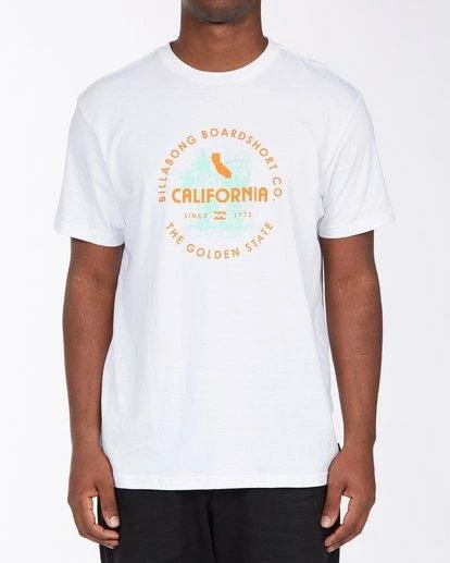 Billabong Seal California In White Shirt 1 Billabong Seal California In White Shirt