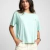 RVCA Petite Rose In Mint Shirt