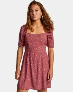 RVCA Peachy In Plum Berry (Pby) Dress
