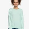 Roxy Surfing By Moonlight C In Green Sweatshirt