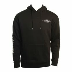 Diamond Pullover Hooded In Black Sweatshirt