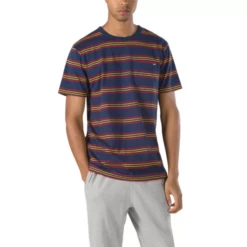 Vans Chaparral Stripe In Dress Blues (Lkz) Shirt